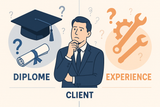 Diplôme ou expérience : que recherchent vraiment les clients ?