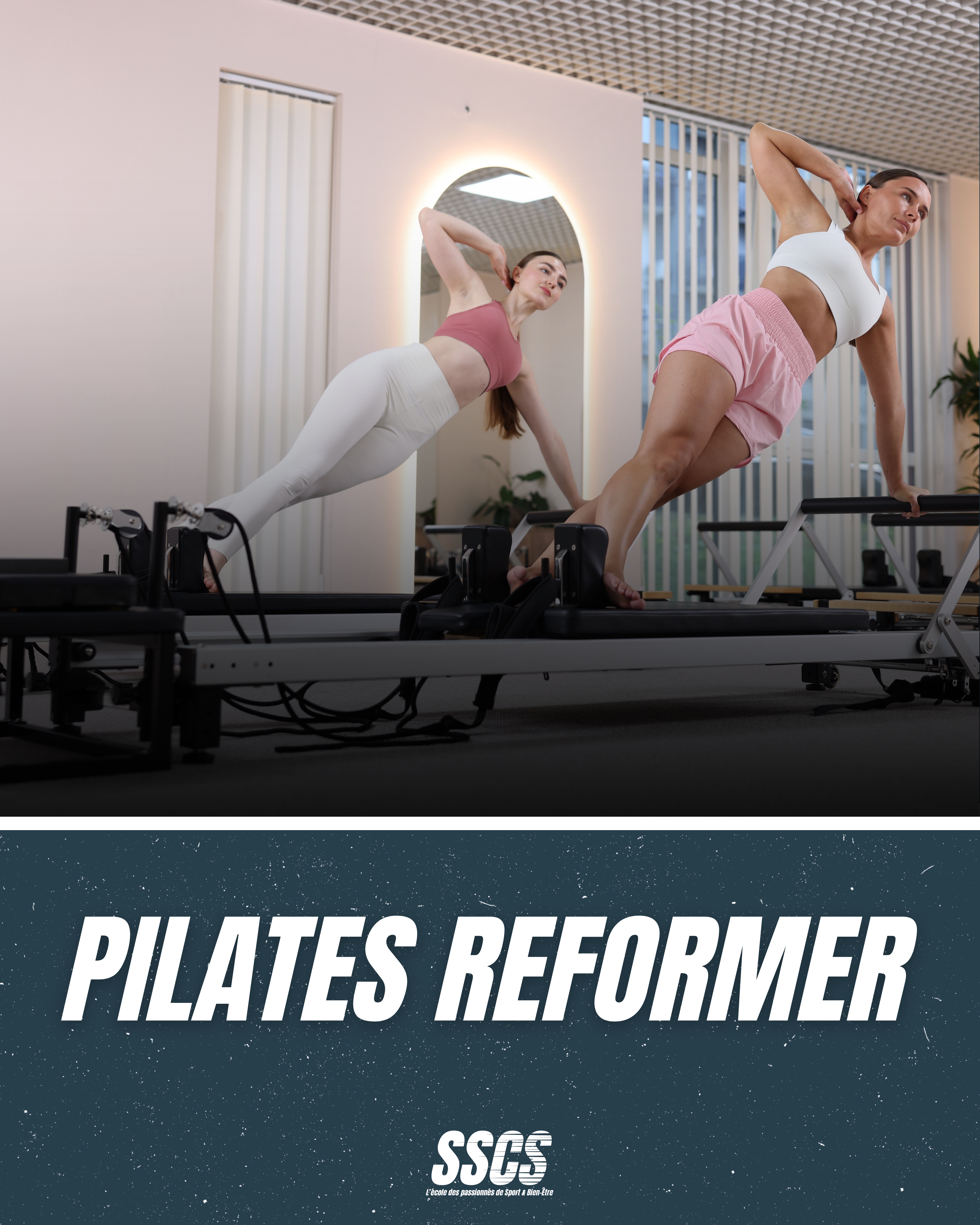 Diplôme de professeur de Pilates Reformer Classic Cursus complet (Niveau 1 et 2)